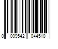 Barcode Image for UPC code 0009542044510