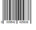 Barcode Image for UPC code 0009542425838