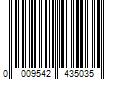 Barcode Image for UPC code 0009542435035