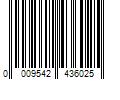 Barcode Image for UPC code 0009542436025