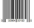 Barcode Image for UPC code 000964001808