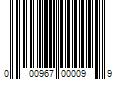 Barcode Image for UPC code 000967000099