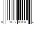 Barcode Image for UPC code 000972000084