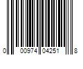 Barcode Image for UPC code 000974042518