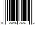 Barcode Image for UPC code 000976000073