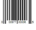 Barcode Image for UPC code 000977000065