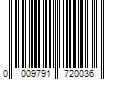 Barcode Image for UPC code 0009791720036