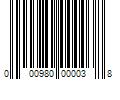 Barcode Image for UPC code 000980000038