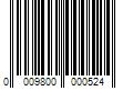 Barcode Image for UPC code 0009800000524