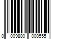 Barcode Image for UPC code 0009800000555. Product Name: 