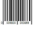 Barcode Image for UPC code 0009800000869