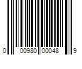 Barcode Image for UPC code 000980000489