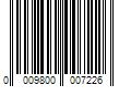 Barcode Image for UPC code 0009800007226