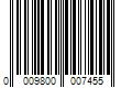 Barcode Image for UPC code 0009800007455