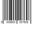 Barcode Image for UPC code 0009800007608