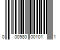 Barcode Image for UPC code 000980001011