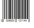 Barcode Image for UPC code 0009800121144