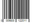 Barcode Image for UPC code 0009800122011. Product Name: Ferrero Rocher 16-Piece Milk Chocolate Gift Box