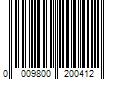 Barcode Image for UPC code 0009800200412