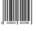 Barcode Image for UPC code 0009800800056