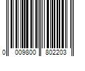 Barcode Image for UPC code 0009800802203