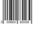 Barcode Image for UPC code 0009800830039. Product Name: Ferrero Usa Nutella Biscuits  Cookies  Hazelnut Spread with Cocoa  Kids Snacks  9.7 oz  20 Count