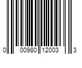 Barcode Image for UPC code 000980120033