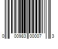 Barcode Image for UPC code 000983000073