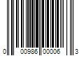 Barcode Image for UPC code 000986000063