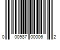 Barcode Image for UPC code 000987000062