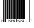 Barcode Image for UPC code 000993000087