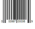 Barcode Image for UPC code 000997000069