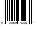 Barcode Image for UPC code 000999000081