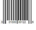 Barcode Image for UPC code 001000001226