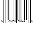 Barcode Image for UPC code 001000001448