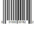 Barcode Image for UPC code 001000001622