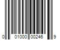 Barcode Image for UPC code 001000002469