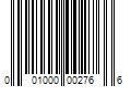 Barcode Image for UPC code 001000002766