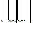 Barcode Image for UPC code 001000003282