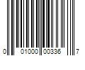 Barcode Image for UPC code 001000003367