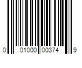 Barcode Image for UPC code 001000003749