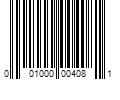 Barcode Image for UPC code 001000004081