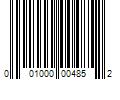 Barcode Image for UPC code 001000004852