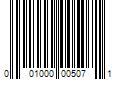 Barcode Image for UPC code 001000005071