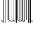 Barcode Image for UPC code 001000005590