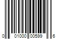 Barcode Image for UPC code 001000005996