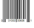 Barcode Image for UPC code 001000006061