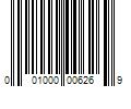 Barcode Image for UPC code 001000006269