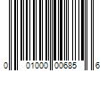 Barcode Image for UPC code 001000006856