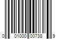 Barcode Image for UPC code 001000007389